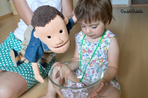 angličtina a maňásek